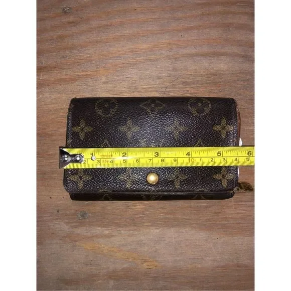 Louis Vuitton 2003 Monogram Porte Monnaie Billets Tresor Wallet- Vintage Burrito